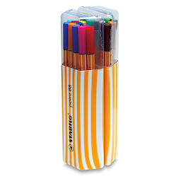 Stabilo Point 88 Fineliner Pen Set - Assorted Colors, Twin Pack, Set of 20