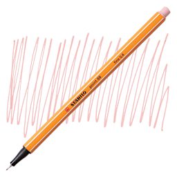 Stabilo Point 88 Fineliner Pen - Blush pen and swatch