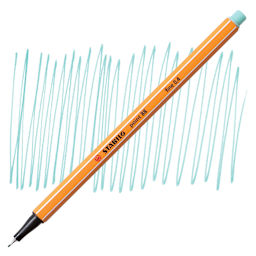 Stabilo Point 88 Fineliner Pen - Eucalyptus pen and swatch