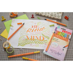 Stabilo Point 88 Fineliner Pens - Set of 12, Wallet, Pastel Colors