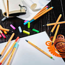 Stabilo Point 88 Fineliner Pens - Set of 65, Arty Wallet, Assorted Colors