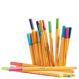 Stabilo Point 88 Fineliner Pen - Neon Green