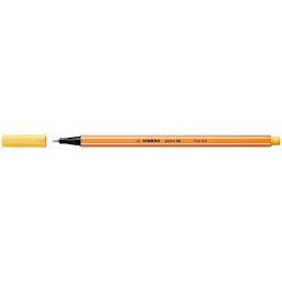 Stabilo Point 88 Fineliner Pen - Light Yellow