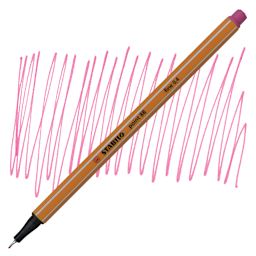 Stabilo Point 88 Fineliner Pen - Heliotrope pen and swatch