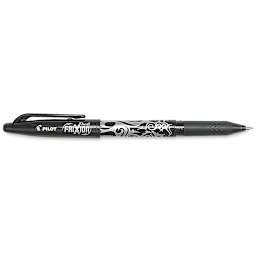 Pilot Frixion Erasable Gel Pen - Black, Fine, cap off