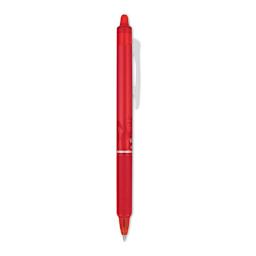 Pilot Frixion Clicker Erasable Gel Pen - Retractable, Red, Fine, side of the pen