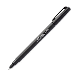 Sharpie Felt Tip Pen - Black, Fine Point, cap off