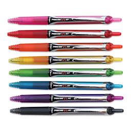 Pilot Precise V5 Retractable Pens - Assorted Colors, Extra Fine, Set of 8 (set contents)