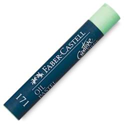 Faber-Castell Goldfaber Studio Oil Pastel Set - Single pastel in light green shown