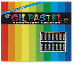 Niji Oil Pastel 36 pc Set - Front view of package