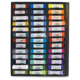 Great American Art Works Pastel Set - General Purpose, Set of 39, pastels inside
