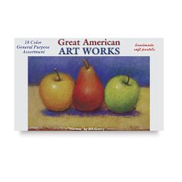 Great American Art Works Pastel Set - Front of package of Set of 18