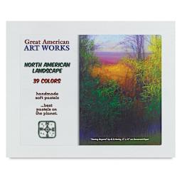Great American Handmade Pastel Set - North American Landscape, Set of 39, In Package