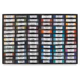 Great American Art Works Pastel Set - Schulzke Seascape, Set of 78, pastels inside