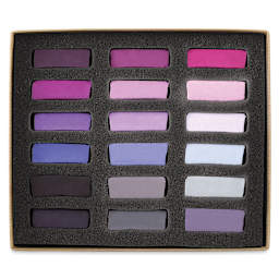 Great American Handmade Pastel Set - Half-Sticks, Try Me! Purple, Set of 18