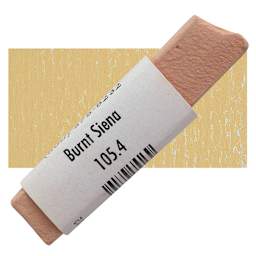 Great American Handmade Pastel - Burnt Sienna 4, 105.4 pastel and swatch