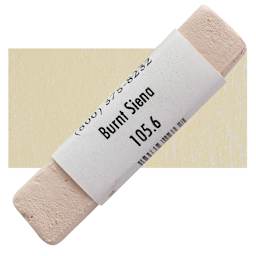 Great American Handmade Pastel - Burnt Sienna 6, 105.6 pastel and swatch