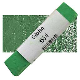 Great American Handmade Pastel - Celadon 0, 355.0 pastel and swatch