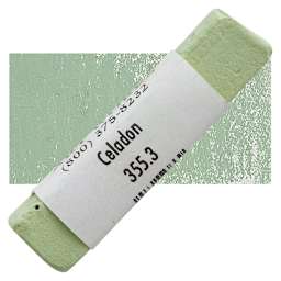 Great American Handmade Pastel - Celadon 3, 355.3 pastel and swatch