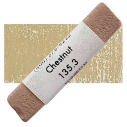 Great American Handmade Pastel - Chestnut 3, 135.3 pastel and swatch