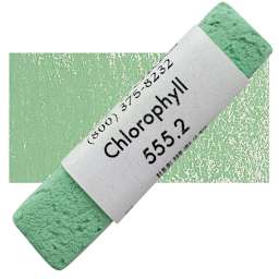 Great American Handmade Pastel - Chlorophyll 2, 555.2 pastel and swatch