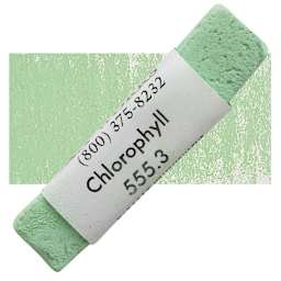 Great American Handmade Pastel - Chlorophyll 3, 555.3 pastel and swatch