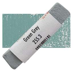 Great American Handmade Pastel - Green Gray 3, 255.3 pastel and swatch