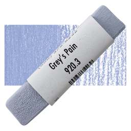 Great American Handmade Pastel - Grey's Pain 3, 920.3 pastel and swatch