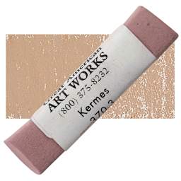 Great American Handmade Pastel - Kermes 3, 370.3 pastel and swatch