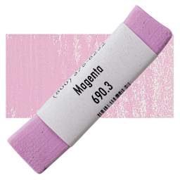Great American Handmade Pastel - Magenta 3, 690.3 pastel and swatch