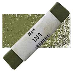 Great American Handmade Pastel - Moss 0, 170.0 pastel and swatch