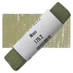 Great American Handmade Pastel - Moss 2, 170.2 pastel and swatch