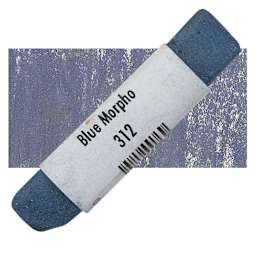 Great American Handmade Pastel - Pearlescent Blue Morpho, 312 pastel and swatch