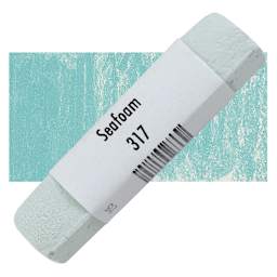 Great American Handmade Pastel - Pearlescent Seafoam, 317 pastel and swatch
