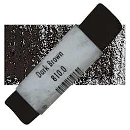 Great American Handmade Pastel - SOM Dark Brown 0, 810.0 pastel and swatch