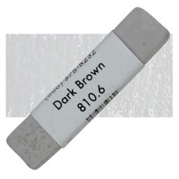 Great American Handmade Pastel - SOM Dark Brown 6, 810.6 pastel and swatch
