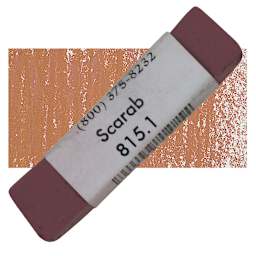 Great American Handmade Pastel - SOM Scarab 1, 815.1 pastel and swatch