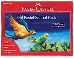 Faber-Castell Grip Oil Pastel Sets- Class pack of 288 shown in package