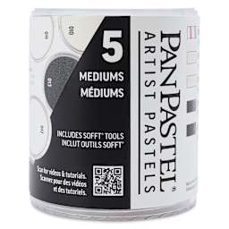 PanPastel Pearl Mediums - Assorted, Set of 5, packaging