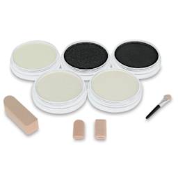 PanPastel Pearl Mediums - Assorted, Set of 5, contents laid out