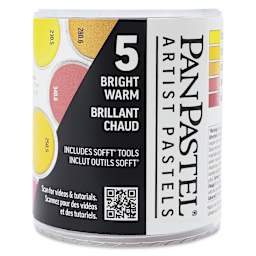 PanPastel Artists' Painting Pastels Set - Bright Warm, Set of 5