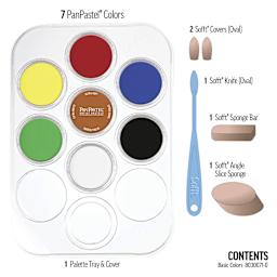 PanPastel Artists’ Painting Pastels Set - Basic Colors, Set of 7 - contents