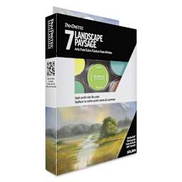 PanPastel Artists’ Painting Pastels Set - Landscape Colors, Set of 7, packaging