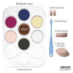 PanPastel Artists’ Painting Pastels Set - Portrait Colors, Set of 7 - contents