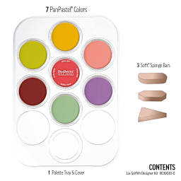 PanPastel Artists’ Painting Pastels Set - Lia Griffith Designer Kit, Set of 7 - contents