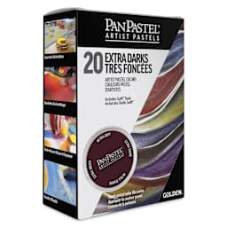 PanPastel Artists’ Painting Pastels Set - Extra Dark Shades, Set of 20 - front of packaging