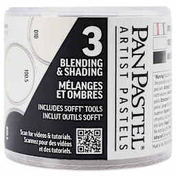 PanPastel Artists' Painting Pastels Set - Blending and Shading, Set of 3 - front of packaging