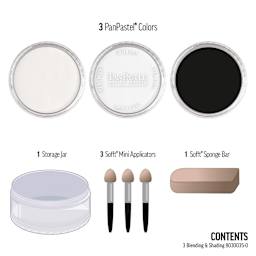 PanPastel Artists' Painting Pastels Set - Blending and Shading, Set of 3 - concepts