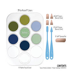 PanPastel Artists' Painting Pastels Set - Susan Tierney’s Flower Coloring Kit No. 1, Set of 10 Colors