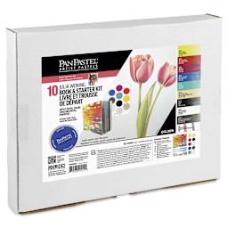 PanPastel Artists' Painting Pastels Set - Julia Woning Starter Set of 10 with Workbook - front of packaging